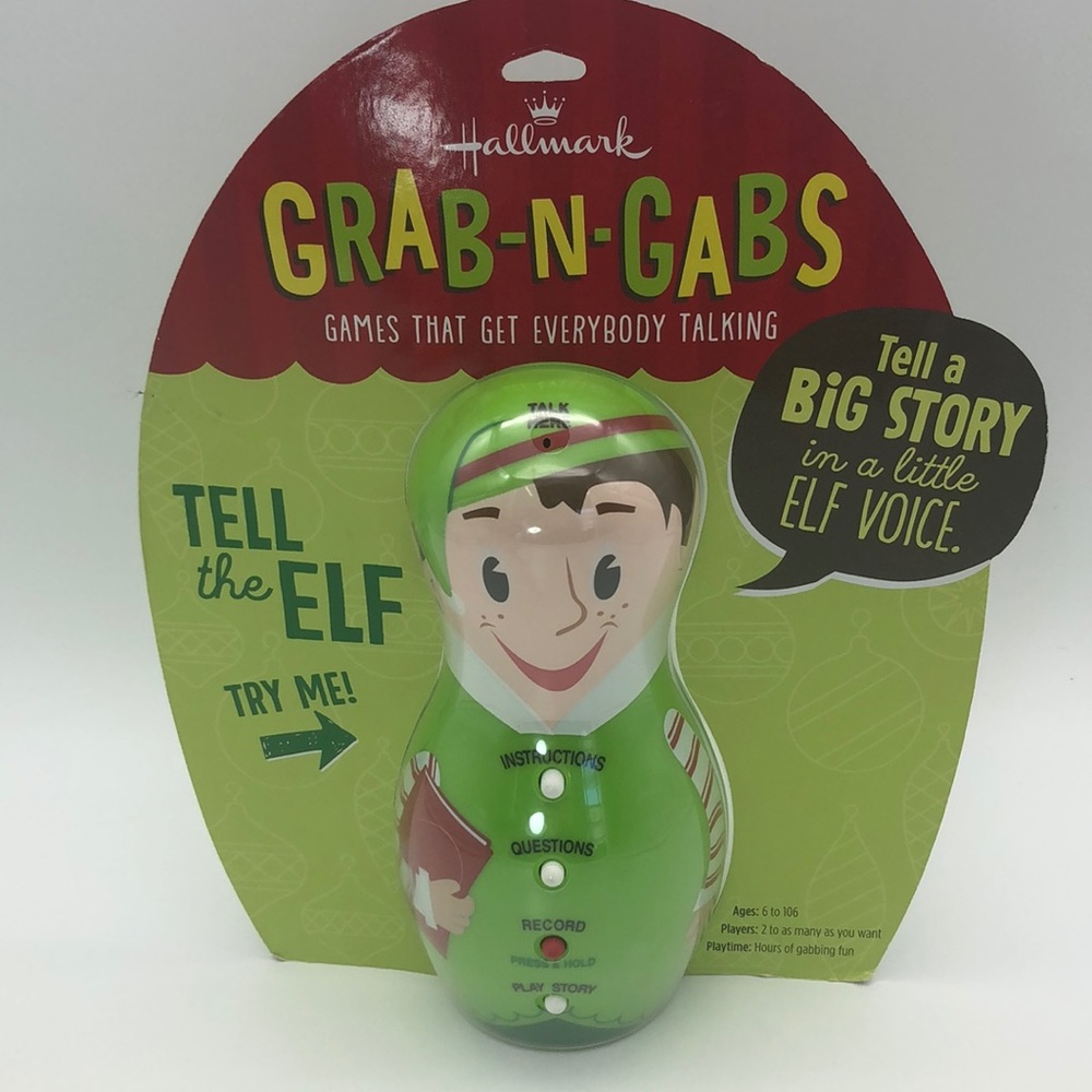 Hallmark Grab-n-Gabs Elf Interactive Family Toy